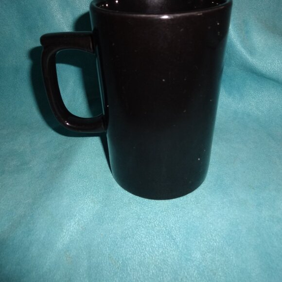 Harley Davidson 16 Ounce Tall Black Mug/Cup orange flames Hallmark~2004 - Picture 5 of 10